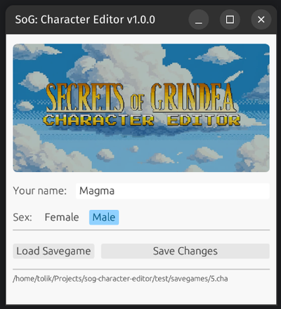 SoG Character Editor